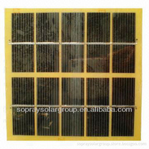5V5W PET Laminated Solar Panel with CE,IEC & INMETRO and Sized 101 x 69 x 30mm